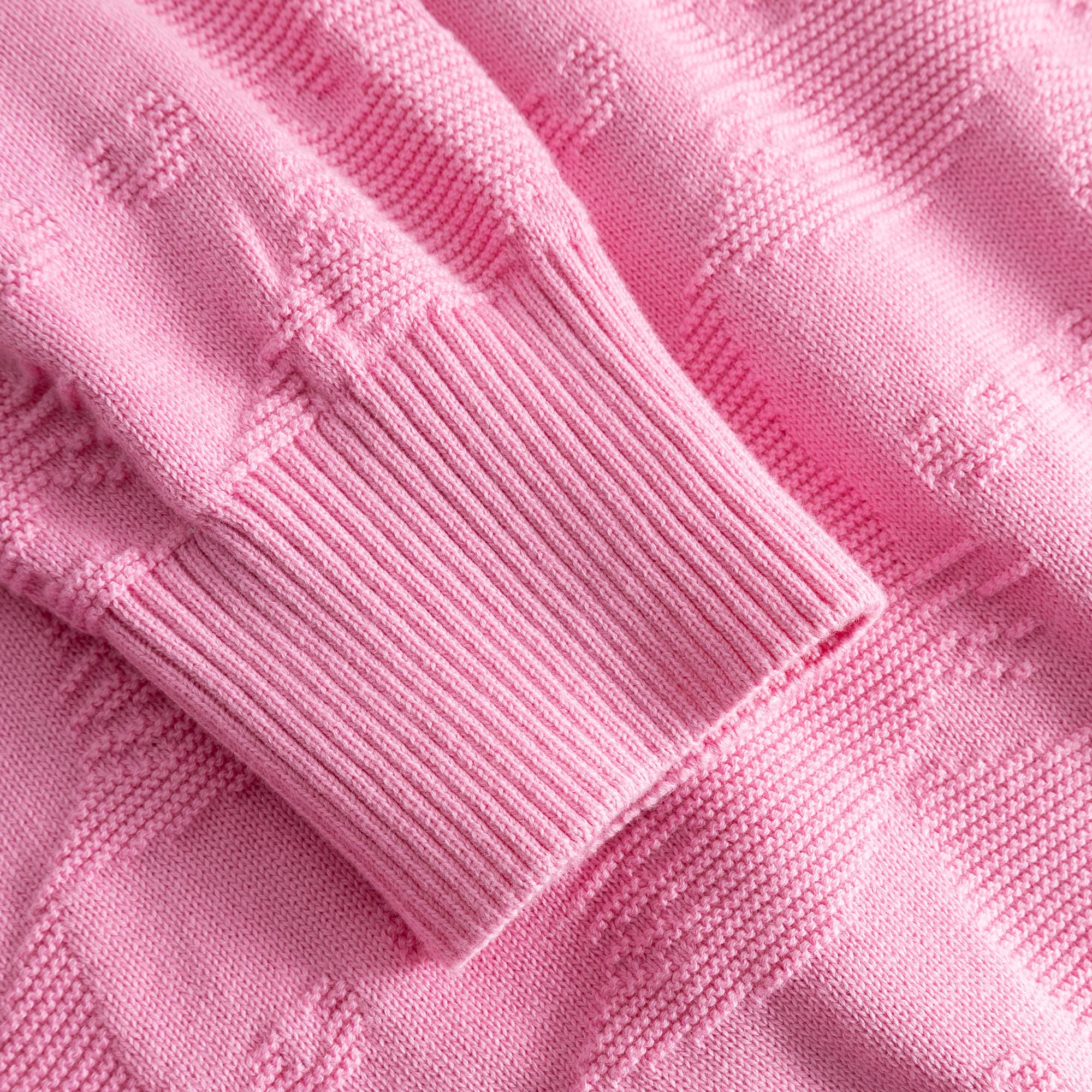 Dedicated Husie Pepita Cats Knit Moonlite Pink Damen Strickpullover pink